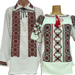 Ie traditionala Set Traditional Cuplu 293 Camasi traditionale cu broderie