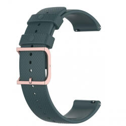 BSTRAP Silicone Rain curea pentru Huawei Watch 3 / 3 Pro, dark green (SSG014C1812)