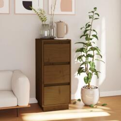 vidaXL Servantă, maro miere, 32x34x75 cm, lemn masiv de pin (813371) Comoda