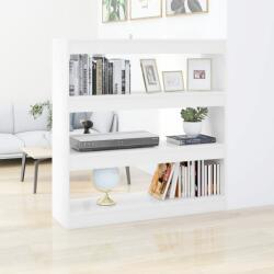 vidaXL Bibliotecă/Separator cameră, alb, 100x30x103 cm (811745) Biblioteca