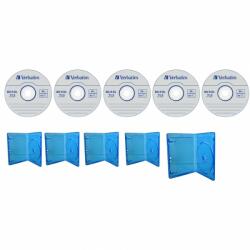 Verbatim Blu-ray disc Verbatim 50GB 6x HardCoat 5 discuri cu carcasa blu-ray