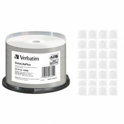 Verbatim CD-R disc Verbatim 700MB/80minute 52x spindle printabil AZO CRYSTAL 50 bucati cu 50 plicuri non-id