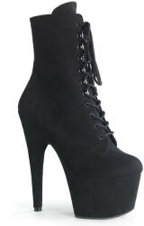Pleaser USA Pleaser Adore-1020FS Blk Faux Suede/Blk Faux Suede 35