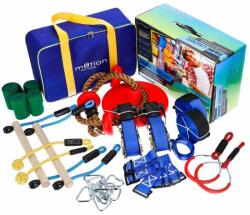 Jumi Cursa cu obstacole, pentru copii, portabil, set 17 piese si accesorii montane, Motion Sport Activities (OM-911949) - artool