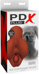 Pipedream PDX Plus Pick Your Pleasure Stroker 2in1 barna