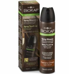 BioKap Nutricolor hajtőszínező spray világosbarna 75 ml