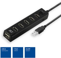 ACT - AC6215 USB Hub 7 port with on and off switch - AC6215 (AC6215)