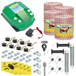  Pachet gard electric complet 4000 m, 7, 2 Joule, 230 V, pentru animale domestice (kitgard4000m)