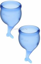 SATISFYER Feel Secure Menstrual Cup Blue