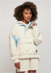 Starter Ladies Starter Colorblock Halfzip Windbreaker palewhite/icewaterblue