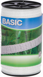 Kerbl BASIC Classe szalag, fehér, 200 m, 10 mm (KR441520)
