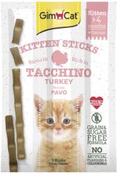 GimCat Kitten Sticks pulyka és kalcium 3 db