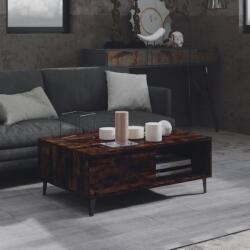 vidaXL Măsuță de cafea, stejar fumuriu, 90x60x35 cm, PAL (813173) Masa de cafea