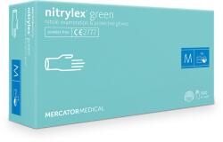 Mercator Medical Mercator nitrylex® green mentazöld orvosi púdermentes nitril kesztyű - M - mentazöld