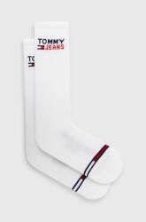 Tommy Jeans sosete culoarea alb 99KK-LGU029_00X