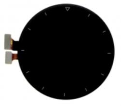 Huawei Watch GT 2 Pro lcd kijelző érintőpanellel (előlap keret nélkül) fekete gyári