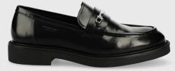 Vagabond Shoemakers mocasini de piele Alex W femei, culoarea negru, cu toc plat PPYY-OBD0F3_99X