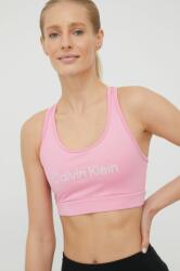 Calvin Klein Performance sutien sport Ck Essentials culoarea roz PPYY-BID2L5_42X
