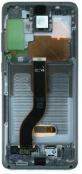 NBA001LCD1011204958 Samsung Galaxy S20 Plus / S20 Plus 5G ezüst OEM OLED kijelző érintővel kerettel, előlap (NBA001LCD1011204958)