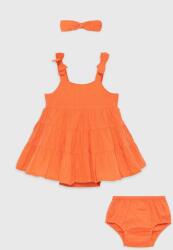 Gap rochie fete culoarea portocaliu, mini, evazati PPYY-SUG07T_32X