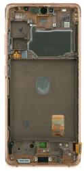 NBA001LCD1011204952 Samsung Galaxy S20 FE / S20 FE 5G OEM OLED kijelző érintővel narancs kerettel, előlap (NBA001LCD1011204952)