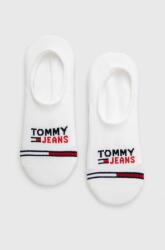 Tommy Jeans sosete culoarea alb 99KK-LGU02A_00X