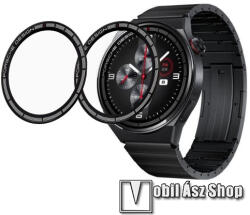Huawei Watch GT 3 Pro Porsche Design, Okosóra flexibilis üvegfólia, Full cover, 2db, Fekete