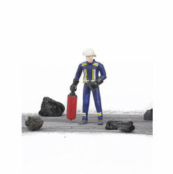 BRUDER - Figurina Pompier Cu Accesorii (br60100) - carlatoys