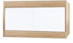  NOWLE felépítmény a 100/120 szekrényekhez - sonoma tölgy/fehér Méret: 100 (SB73066/1A)
