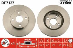 TRW Disc frana TRW DF7127 (DF7127)