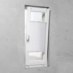 Basic 45×130 cm feszített harmónika roló/pliszé függöny, tetőablakra is, fúrás nélkül, fehér - ardorado