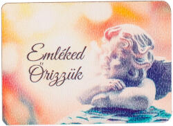 Valex Decor 4db. "Emléked Őrizzük" feliratos, angyalkás dekor tábla 7 x 5cm (GV04-303)