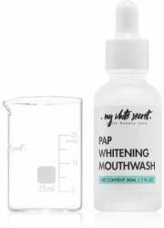 My White Secret PAP Whitening Mouthwash apa de gura concentrata cu efect de albire 30 ml