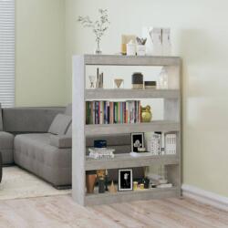 vidaXL Bibliotecă/Separator cameră, gri beton, 100x30x135 cm (811758) Biblioteca