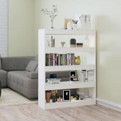 vidaXL Bibliotecă/Separator cameră, alb extralucios, 100x30x135 cm (811760) Biblioteca