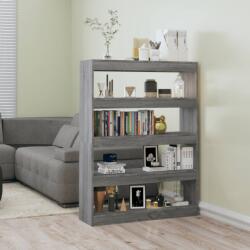 vidaXL Bibliotecă/Separator cameră, gri sonoma, 100x30x135 cm (813636) Biblioteca