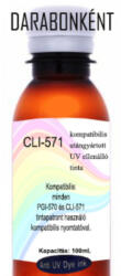 Utángyártott UV ellenálló CLI-571 szürke tinta, 100ml (db) (INK-CLI571-ANTIUV-DB-GY)