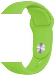 Alphajack Apple Watch 4/5/6/7/8/SE (38/40/41mm) szilikon óraszíj zöld színű Alphajack