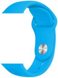 Alphajack Apple Watch 4/5/6/7/8/SE/Ultra (42/44/45/49mm) szilikon óraszíj kék színű Alphajack