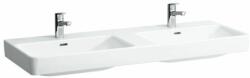 Laufen Dupla mosdó Laufen Pro S 130x46 cm fehér színben fényes felülettel két nyílás a csaptelep számára 1496.8. 400.104. 1 (1496.8.400.104.1)