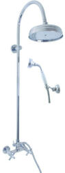 RAV SLEZÁK Zuhany csaptelep RAV SLEZÁK MORAVA zuhanyszettel együtt 100 mm króm MK181.03 (MK181.03)
