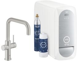 GROHE Mosogató csaptelep GROHE Blue Home leeresztőszeleppel supersteel 31456DC1 (31456DC1)