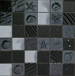 Mosavit Üvegmozaik Mosavit Marina negro 30x30 cm matt/fényes MARINANE (MARINANE)