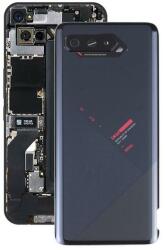 tel-szalk-192970608 Akkufedél hátlap - burkolati elem Asus ROG Phone 5 ZS673KS, fekete (tel-szalk-192970608)