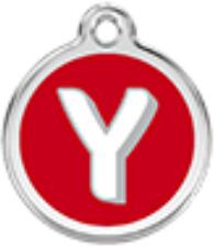 Red Dingo Rozsdamentes Y betű mintás acél biléta