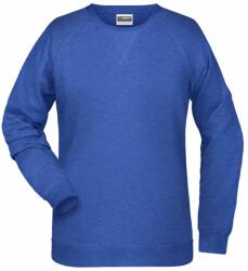 James & Nicholson (Daiber) Női kapucni nélküli biopamut felső 8021 - Királykék melírozott | 3XL (1-8021-1782733)