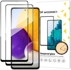 Wozinsky 2x Wozinsky edzett üveg Samsung Galaxy A72 4G/Galaxy A72 5G/Galaxy A72 telefonra - Fekete