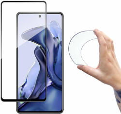 Wozinsky hajlékony védőüveg a Xiaomi Mi 11T/Mi 11T Pro/Poco X2/Poco X3 Pro/Redmi Note 9 Pro Max telefonhoz - Fekete