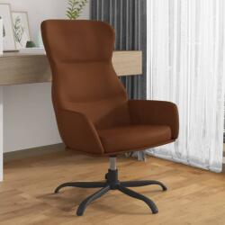 vidaXL Scaun de relaxare, maro, piele întoarsă ecologică (341102)