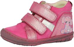 Szamos 1600-608011 21 pink-ezüst első lépés cipő